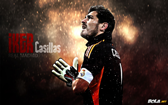 Iker Casillas Real Madrid Goalkeeper in Rain