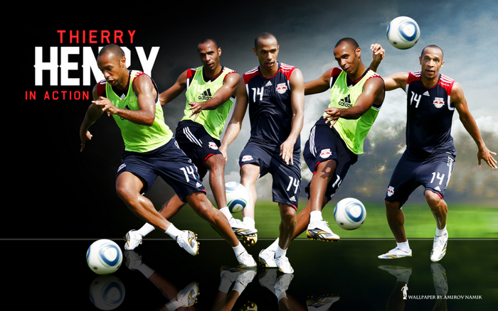 Thierry Henry in Action for New York Red Bulls