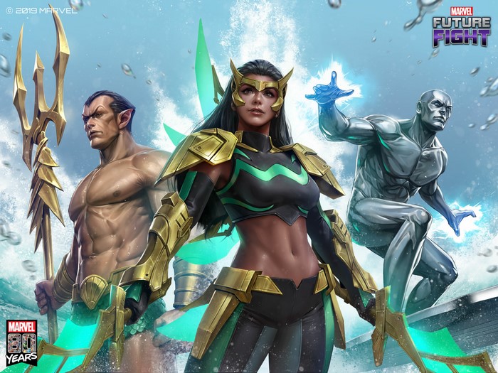 Marvel Future Fight: Silver Surfer, Namor & Andromeda