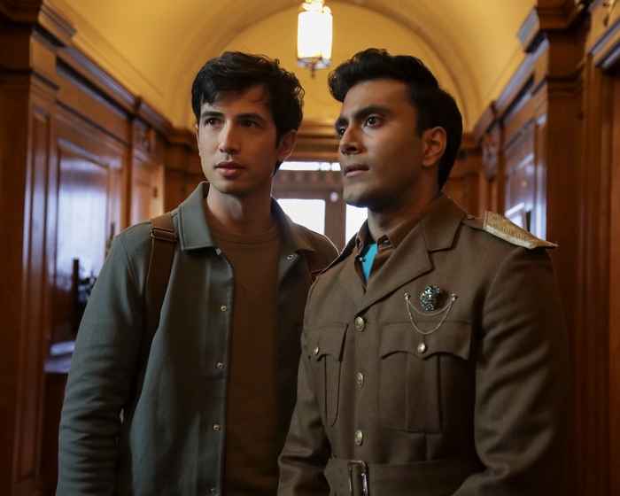 Motherland: Fort Salem - Two men in hallway