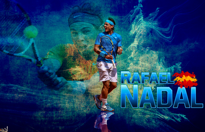 Rafael Nadal Dynamic Spanish Tennis Art
