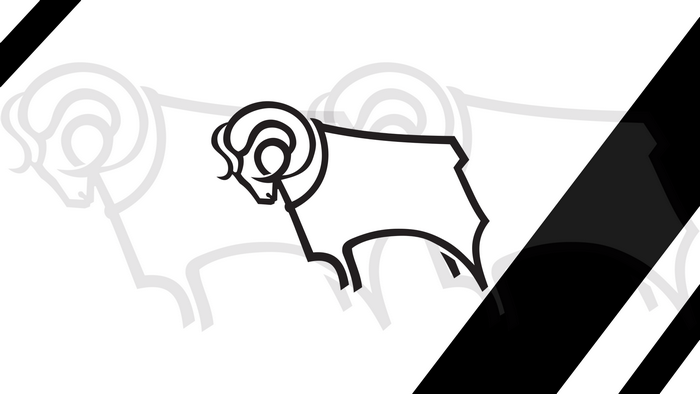Derby County F.C. Ram Logo Black and White