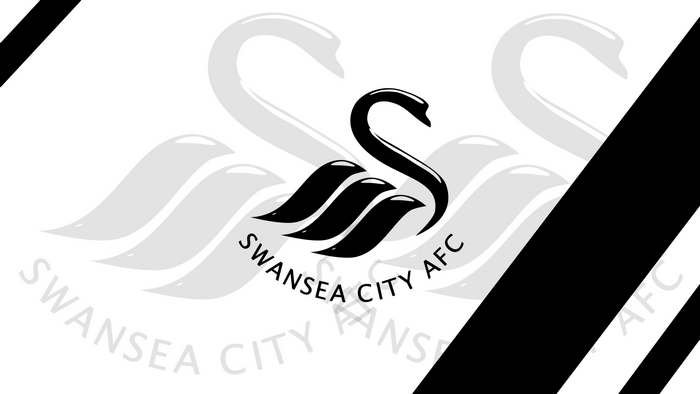 Swansea City A.F.C. Black Swan Logo Emblem