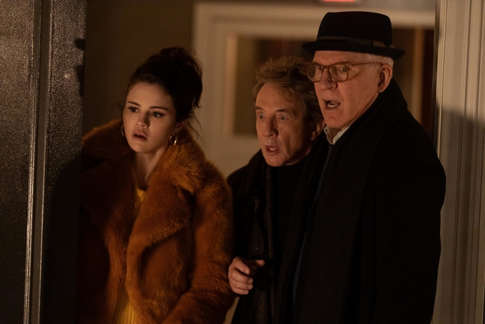 Only Murders In The Building cast looking surprised