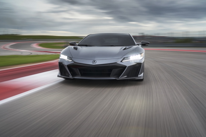 2022 Acura NSX Type S supercar on track