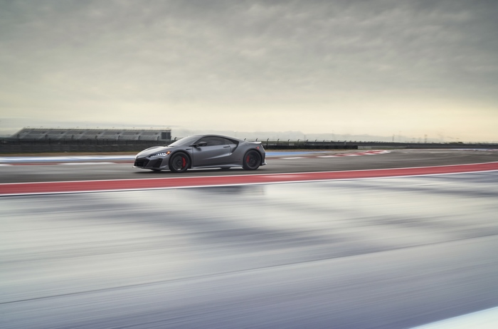 Acura NSX Type S Supercar Racing on Track