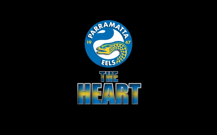 Parramatta Eels 'THE HEART' NRL Logo