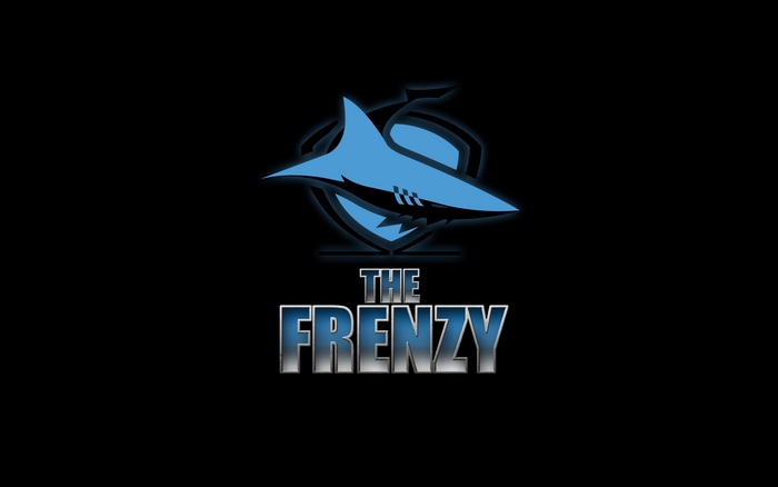 The Frenzy Cronulla-Sutherland Sharks NRL Logo