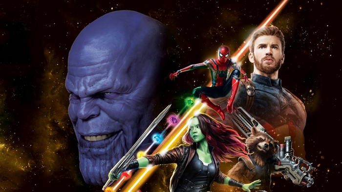 Avengers: Infinity War - Thanos and Marvel Heroes