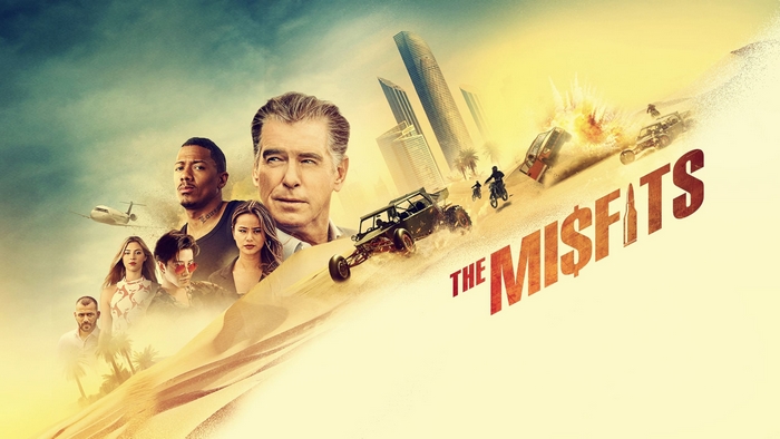 The Misfits movie poster with Pierce Brosnan