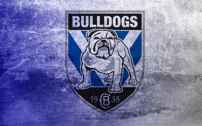 Canterbury-Bankstown Bulldogs NRL Logo Grunge