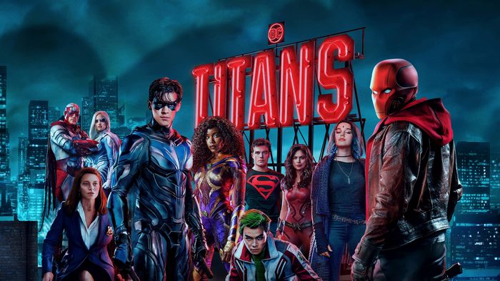 DC's Titans TV Show Cast 4K