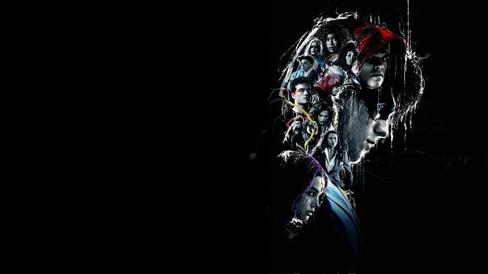Dark DC Titans character collage