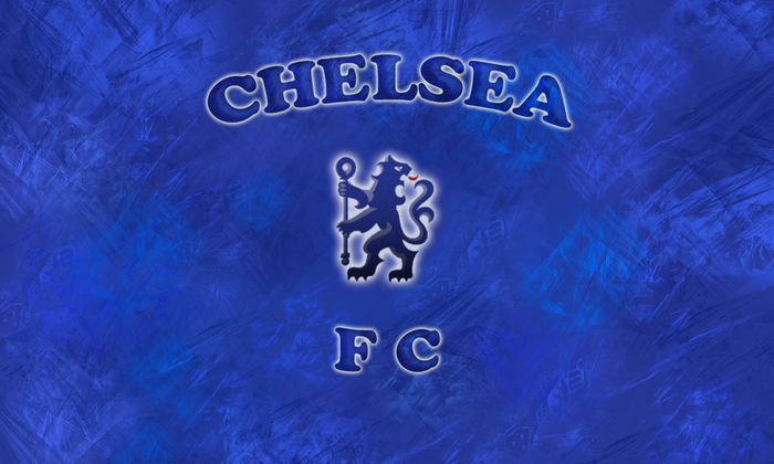 Chelsea FC Soccer Emblem Blue Textured Art