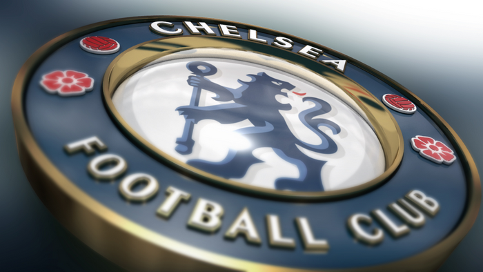 Chelsea F.C. 3D Football Club Logo Emblem