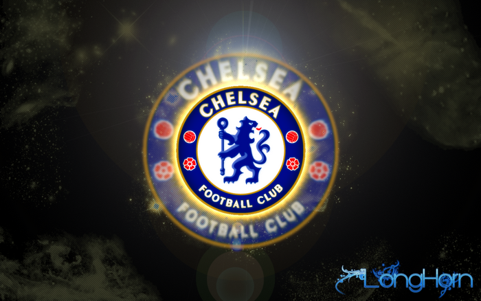 Glowing Chelsea F.C. Soccer Logo