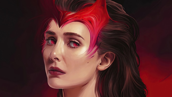 WandaVision Scarlet Witch in 4K