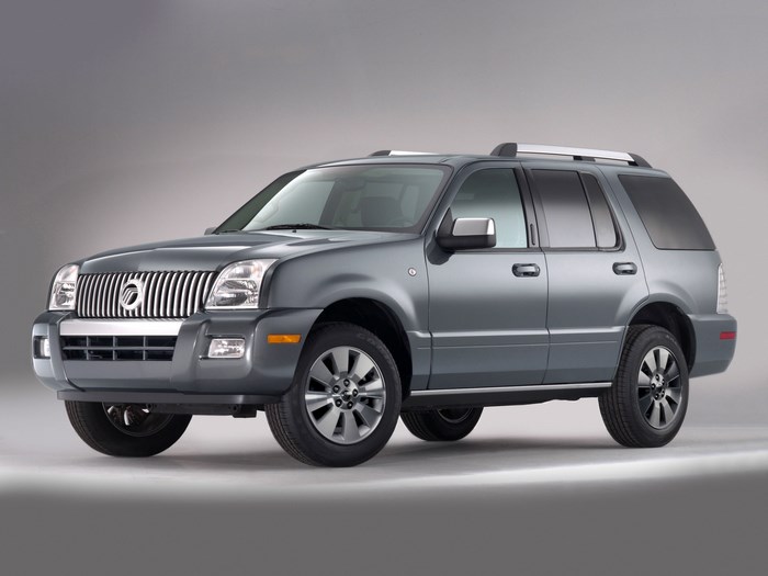 Grey Mercury Mountaineer SUV