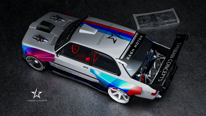 Thebian Concepts BMW E21 NEWAGE Custom Race Car