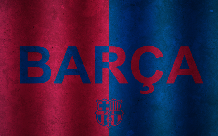 FC Barcelona BARÇA Logo Emblem Red Blue
