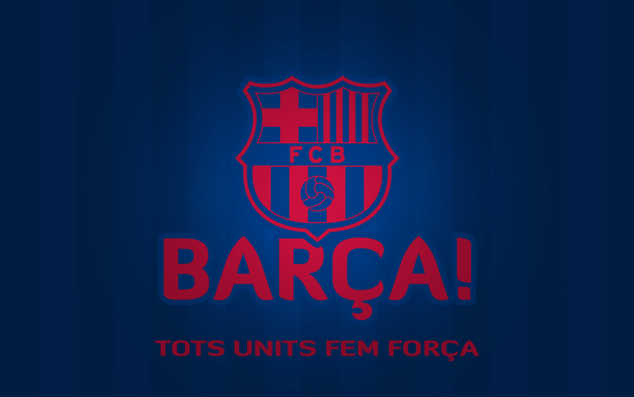 FC Barcelona Logo with Barça and Motto