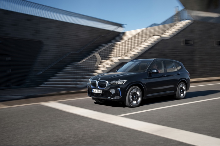 BMW iX3 M Sport Electric SUV in motion