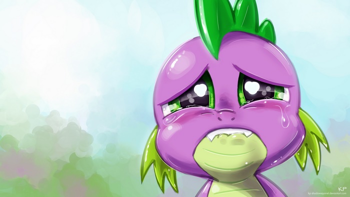 Spike the Dragon Crying
