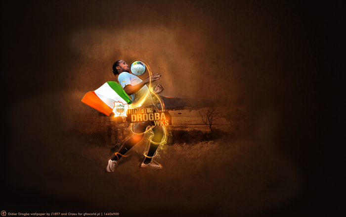 Didier Drogba Ivorian Soccer Player Art