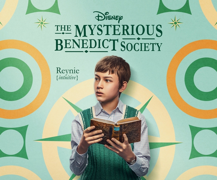 The Mysterious Benedict Society Reynie holding a book