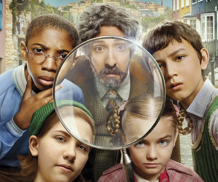 The Mysterious Benedict Society with Tony Hale and children