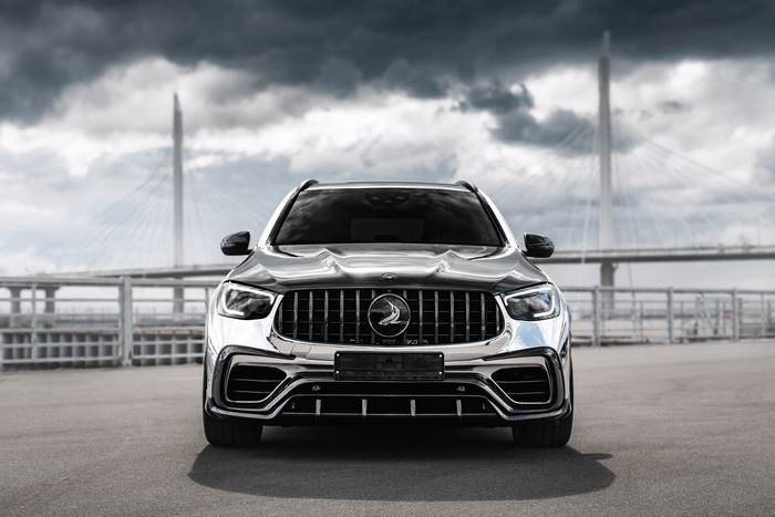 Mercedes-AMG GLC Inferno SUV with chrome finish