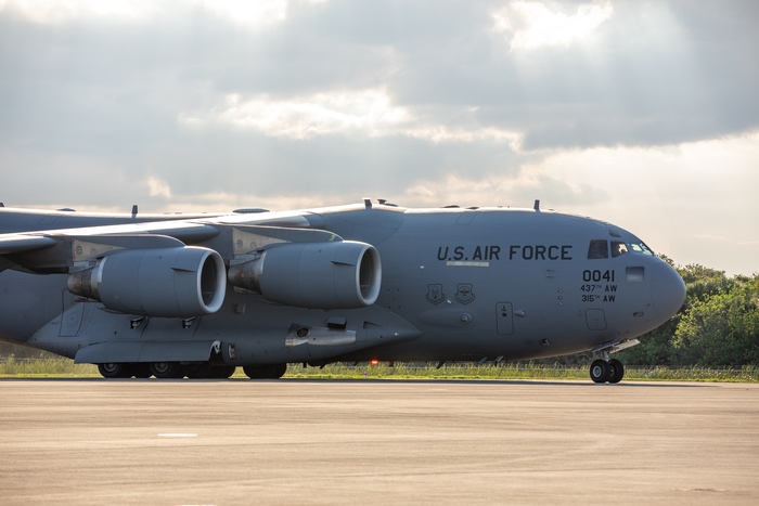 U.S. Air Force Boeing C-17 for NASA's Lucy mission
