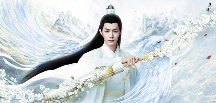 Xiao Zhan in Ethereal White Robes