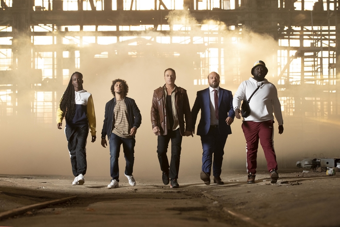The Last Mercenary: Jean-Claude Van Damme and cast walking