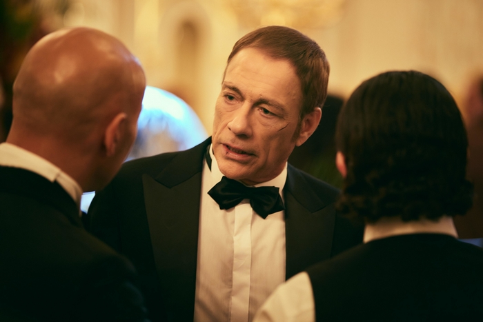 Jean-Claude Van Damme in tuxedo from The Last Mercenary