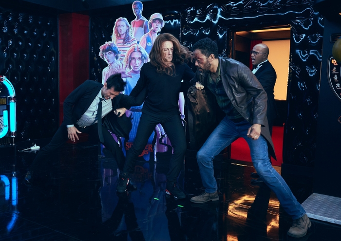 Jean-Claude Van Damme fighting in The Last Mercenary