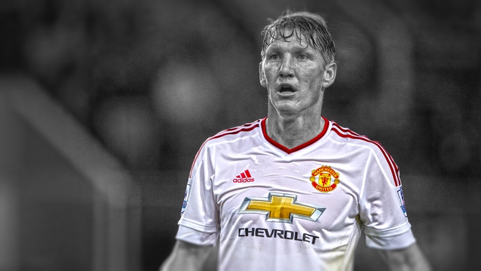 Bastian Schweinsteiger in Manchester United F.C. jersey