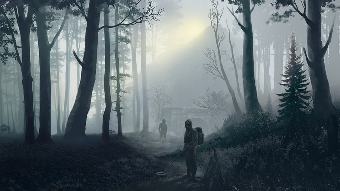 Stalker Forest: Post-Apocalyptic Scavengers in Fog