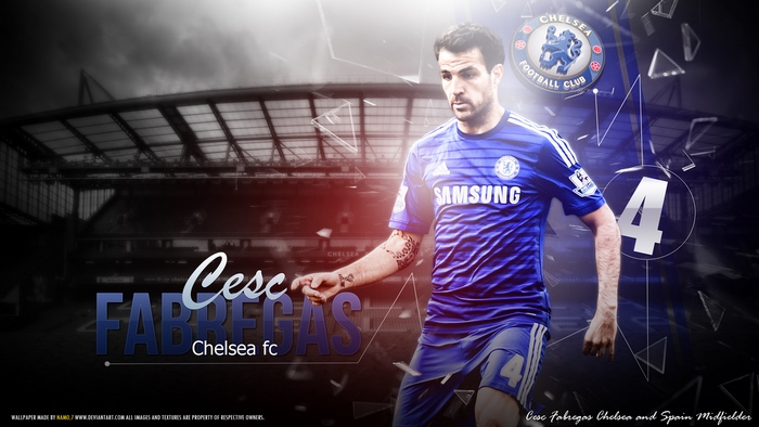 Cesc Fàbregas Chelsea FC Number 4