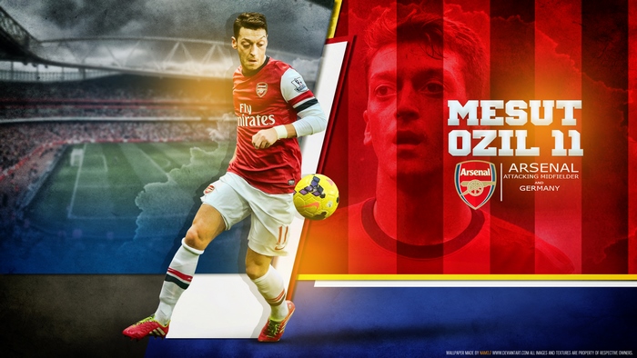 Mesut Özil Arsenal FC Player Graphic