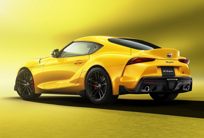 Yellow Toyota GR Supra 35th Anniversary Edition Sport Car