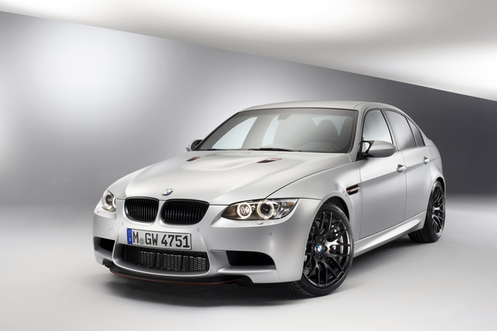 BMW M3 CRT E90 Silver Luxury Sedan