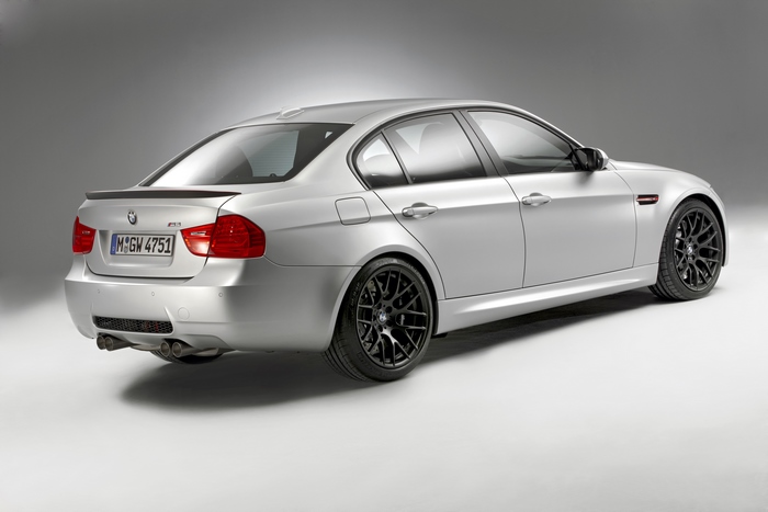 Silver BMW M3 CRT E90 Luxury Sedan