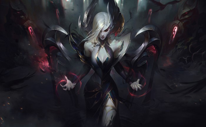 Coven Morgana casting dark magic