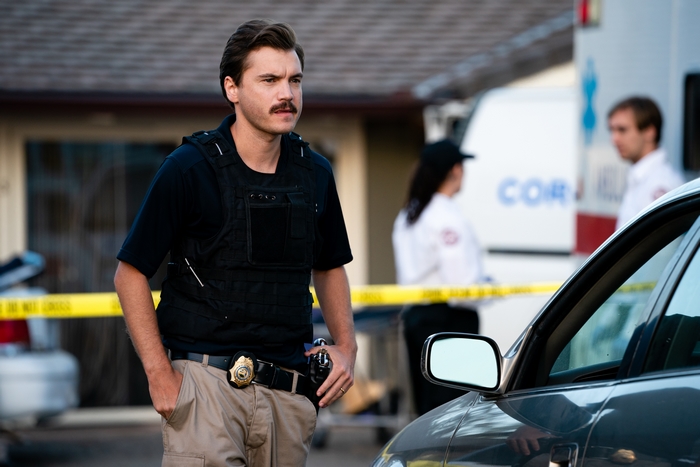 Emile Hirsch as a detective in Midnight In The Switchgrass