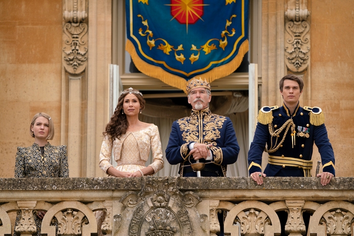 Cinderella (2021) Royal Family on Balcony
