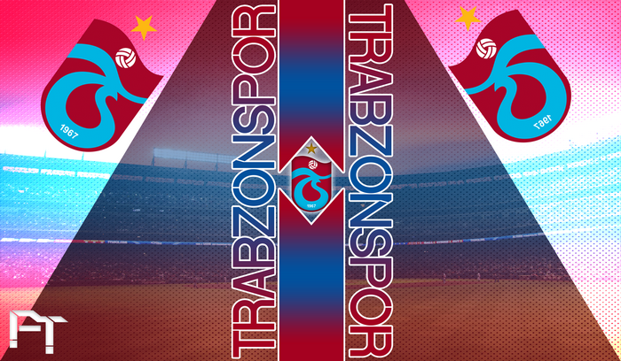Trabzonspor Logo and Name Soccer Design
