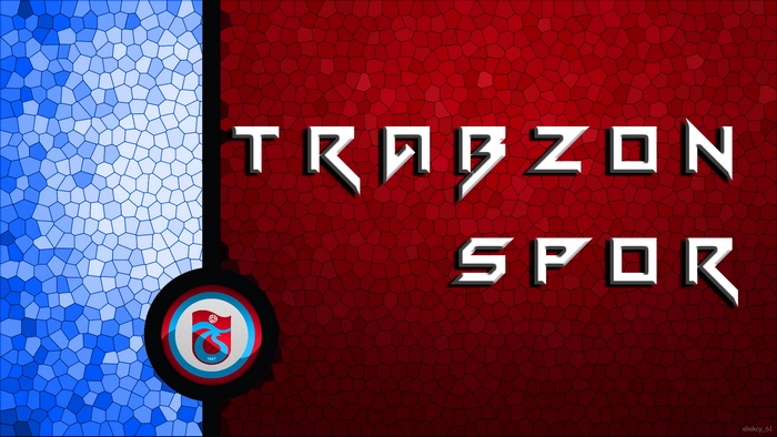 Trabzonspor Soccer Club Logo Mosaic Art