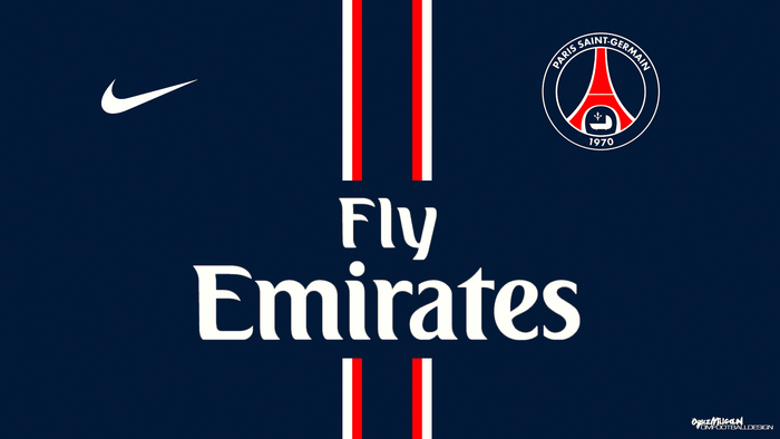 Paris Saint-Germain F.C. Nike Fly Emirates Soccer Jersey