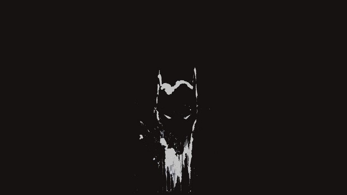 The Batman Dark Splatter Art